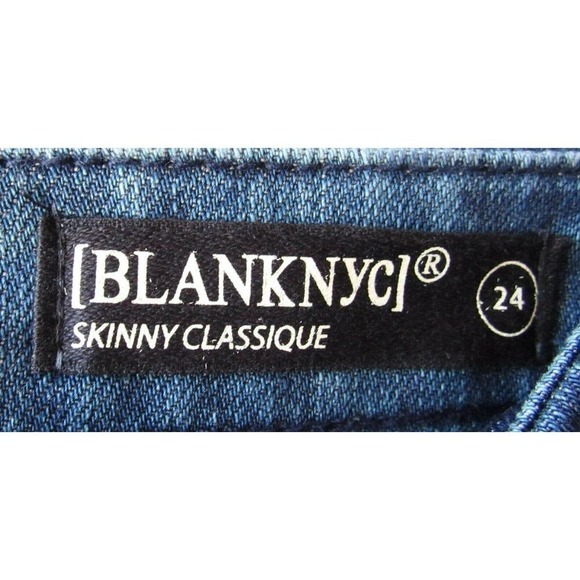 BLANK NYC Embroidered Skinny Step Hem Jeans - Picture 5 of 9